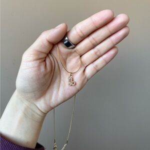 Capricorn Gold Necklace